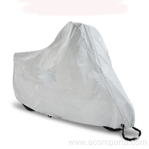 High quality silver waterproof durable motorbike cover